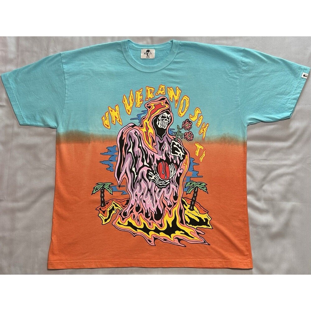 2022 Warren Lotas Bad Bunny Un Verano Sin Ti Ombre Tee Shirt Streetwear NWOT XXL